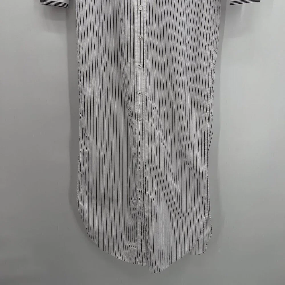 Equipment Striped Back /White Button Down Maxi Shirt Dress XS - Picture 4 of 15